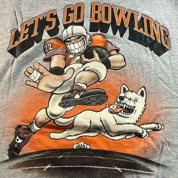 Vintage 90s Eskimo Joes Let’s Go Bowling Tee - Picture 2 of 8